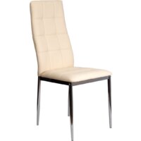 AksHome Sky (кремовый/хром, экокожа)