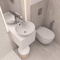 ЗОВ Тумба под умывальник Кито 50 K50LW0MWMC-LDSPWС0 (белый матовый) Image #7