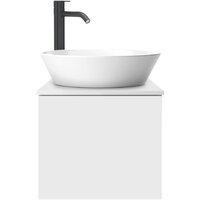 ЗОВ Тумба под умывальник Кито 50 K50LW0MWMC-LDSPWС0 (белый матовый) Image #3