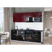 Интерлиния Мила Gloss 2.3-ПМ2 (черный глянец/бордовый глянец/кастилло темный) Image #2