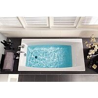 Cersanit Virgo 170x75 с ножками со смесителем Brasko (с сифоном Prime черным) Image #25