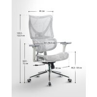 myroo Office Wizard HS-3853H-1-G (light grey) Image #22