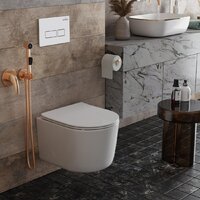 Roxen Simple Compact в комплекте с инсталляцией StounFix Dual Fresh 6 в 1 920247 (кнопка: белый глянец) Image #14