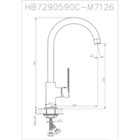 Haiba HB70590 (хром) Image #2