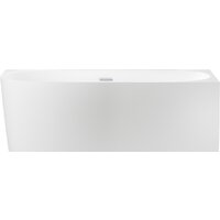 Wellsee Belle Spa 2.0 170x75 235806001 (пристенная ванна (правая) белый глянец, экран, каркас, сифон-автомат хром)