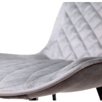 AksHome Leros (светло-серый велюр HLR-20/черный) Image #12