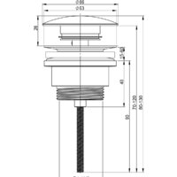 Wellsee Drainage System 182141000 (золото) Image #3