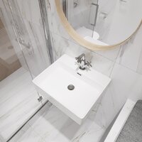 Lauter 21478 + клапан 21190W + сифон 21635W (белый матовый) Image #13