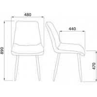 AksHome Fred (бежевый/черный) Image #7