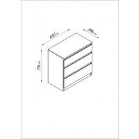 Mio Tesoro Кастор 3 ящика 2.03.02.060.4 (серый) Image #4