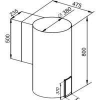 Кухонная вытяжка KUPPERSBERG WL-Motuba X - Превью изображения №4 — Интернет-Магазин TECNO.BY