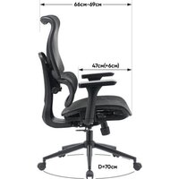 myroo Office Wizard HS-3853H-1-B (black) Image #3