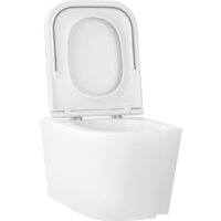 Wellsee Graceful Pro RimFree 182601001 (чаша, пневмокрышка, глянцевый белый) Image #2