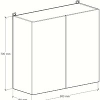 Артём-Мебель Мэри 800мм СН-114.204 (серый графит) Image #5