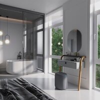 Lauter Тумба под умывальник Estel 70 (светло-серый п/мат) Image #4