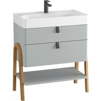 Lauter Тумба под умывальник Estel 70 (светло-серый п/мат)