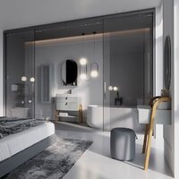 Lauter Тумба под умывальник Estel 70 (светло-серый п/мат) Image #2