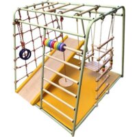 Вертикаль Веселый малыш Maxi (горка, мягкие бортики, фисташковый)