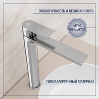Умывальник Lauter 21502 + Reef 21CK8678C с сифоном 21635CH (хром) - Превью изображения №6 — Интернет-Магазин TECNO.BY