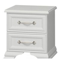 Bravo Мебель Грация 2ящ (белый-белый)