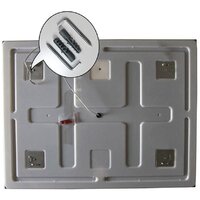 Пекам Зеркало Greta 100x80 greta-100x80s (с подсветкой и сенсором на прикосновение) Image #6