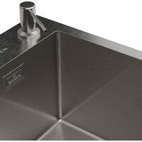Кухонная мойка Roxen Simple 560220-60-GR сатин/текстурная (с коландером и дозатором) - Превью изображения №12 — Интернет-Магазин TECNO.BY