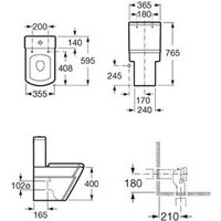 Унитаз напольный Roca Hall 7342629000 - Превью изображения №5 — Интернет-Магазин TECNO.BY