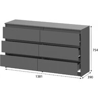 Mio Tesoro Денвер с ящиками (графит серый) Image #5