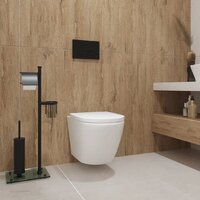 Унитаз подвесной Lauter Vortex 2110830+GROHE Rapid SL 39504000+37131000 с кнопкой (округлая, хром) - Превью изображения №9 — Интернет-Магазин TECNO.BY