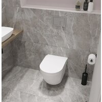 Унитаз подвесной Lauter Vortex 2110830+GROHE Rapid SL 39504000+37131000 с кнопкой (округлая, хром) - Превью изображения №19 — Интернет-Магазин TECNO.BY