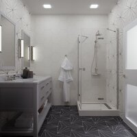 Triton Дельта-Хром 90x90 (без поддона) Image #2