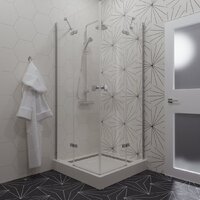 Triton Дельта-Хром 90x90 (без поддона) Image #4