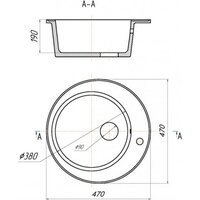 Saniteco Nova (серый с сифоном) Image #6