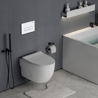 Roxen Porto в комплекте с инсталляцией StounFix Dual Fresh 6 в 1 576390 (кнопка: белый глянец) Image #12