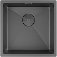 Кухонная мойка ZorG Zerox 44 U / IF Zurinox PVD Gunblack - Превью изображения №3 — Интернет-Магазин TECNO.BY