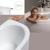 Ванна Lauter Bliss 170 L 21201071L (с каркасом) - Превью изображения №6 — Интернет-Магазин TECNO.BY