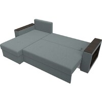 Лига диванов Дубай Лайт левый 121640L (рогожка амур серый) Image #4