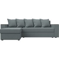 Лига диванов Дубай Лайт левый 121640L (рогожка амур серый) Image #6