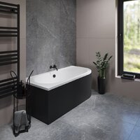 Ванна Lauter Bliss 170 L 21201071L (с каркасом и сифоном 21Y11021 матовый черный) - Превью изображения №20 — Интернет-Магазин TECNO.BY