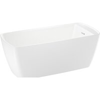 Wellsee Idéal 170x78 236901001 (отдельностоящая ванна белый глянец, экран, ножки, сифон-автомат хром)