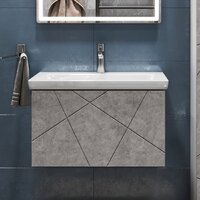 Vigo Тумба под умывальник Geometry 600-0-1 Como навесная (бетон) Image #3