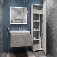 Vigo Тумба под умывальник Geometry 600-0-1 Como навесная (бетон) Image #10