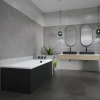 Lauter Haven 150 /21202005 (с ножками, лицевым экраном черного цвета и сифоном 21Y32001 матовый черный) Image #13