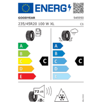 Goodyear UltraGrip Performance Gen-1 235/45R20 100W Image #3