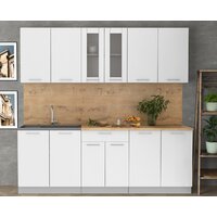 Интерлиния Мила 22 (белый платинум/белый платинум глянец/дуб бунратти) Image #3