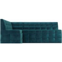 Мебель-АРС Атлантис левый 212x84x135 (сине-зеленый Star Velvet 43 Black Green) Image #2