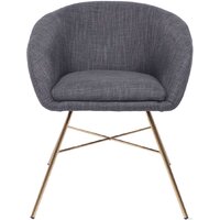 AksHome Amur 104624 (темно-серая ткань/золото) Image #2