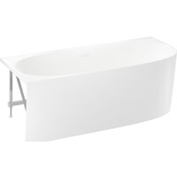 Wellsee Belle Spa 2.0 170x75 235805002 (пристенная ванна (левая) белый глянец, экран, каркас, сифон-автомат глянцевый белый) Image #2