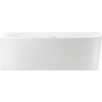 Wellsee Belle Spa 2.0 170x75 235805002 (пристенная ванна (левая) белый глянец, экран, каркас, сифон-автомат глянцевый белый)
