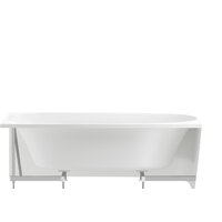 Wellsee Belle Spa 2.0 170x75 235805002 (пристенная ванна (левая) белый глянец, экран, каркас, сифон-автомат глянцевый белый) Image #3